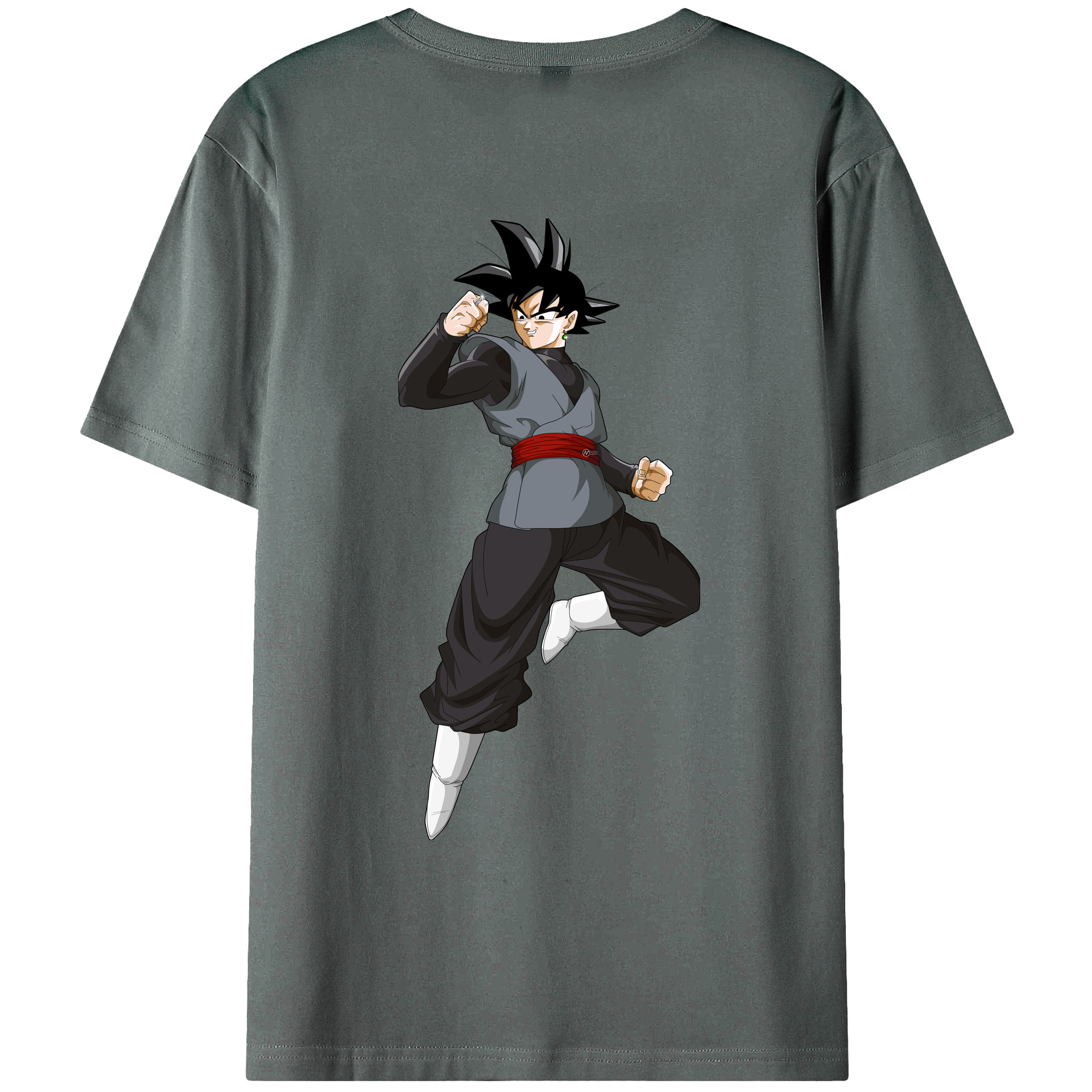 （画像用） ドラゴンボール ベジータ四世（Bejīta Yonsei）DRAGON BALL Vegeta IV 綿100％ メンズ半袖Tシャツ（バックプリント） 通気性